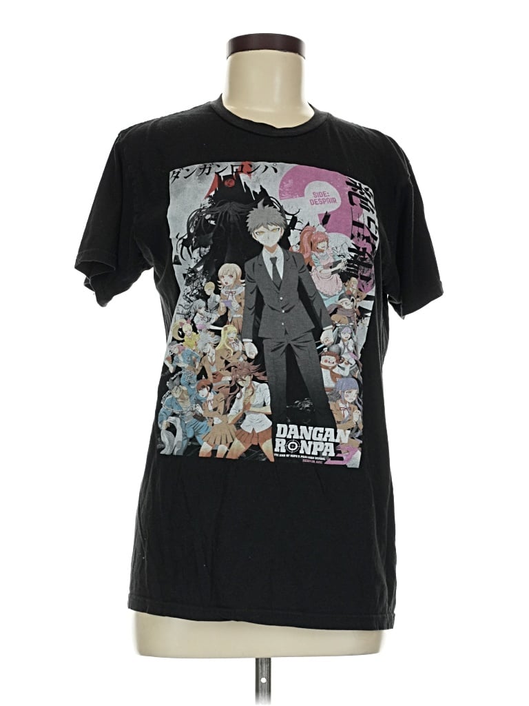 Pre-owned Assorted Brands Short Sleeve T-shirt In Black