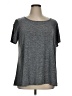 AB Studio Gray Short Sleeve Top Size 0X - photo 1