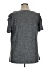 AB Studio Gray Short Sleeve Top Size 0X - photo 2