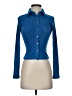 Princess Polly Blue Long Sleeve Blouse Size 2 - photo 1