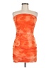 Shein Tie-dye Orange Cocktail Dress Size 6 - photo 1
