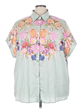 Shein Curve Short Sleeve Blouse