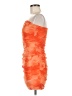 Shein Tie-dye Orange Cocktail Dress Size 6 - photo 5