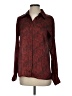 W by Worth 100% Polyester Paisley Burgundy Long Sleeve Blouse Size 0 - photo 1