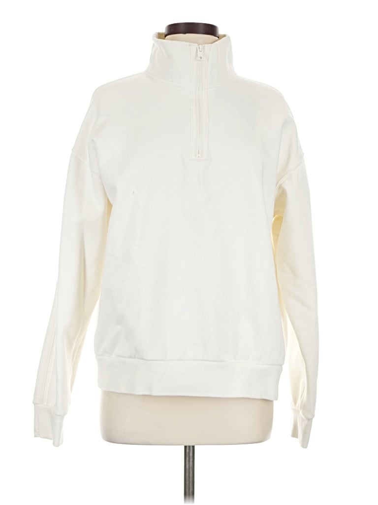 Pre-owned H&m Sweatshirt In Ivory