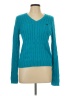 Chaps 100% Cotton Teal Pullover Sweater Size L - photo 1