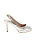 Oscar De La Renta Silver Heels Size EU 36 - photo 1