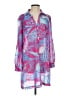 Talbots 100% Polyester Paisley Pink Casual Dress Size S - photo 1