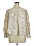 Old Navy Polka Dots Ivory Long Sleeve Blouse Size XL - photo 1