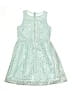 Justice 100% Polyester Teal Dress Size 14 - photo 2