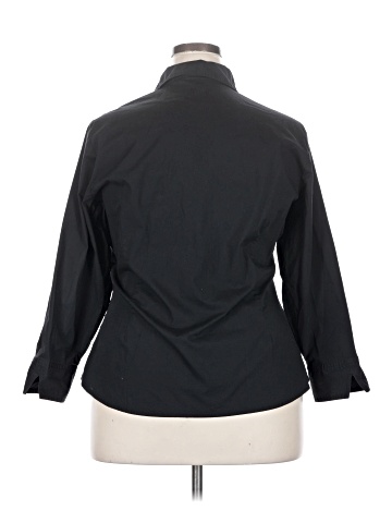 Riders by Lee 3/4 Sleeve Button-Down Shirt (view 2)