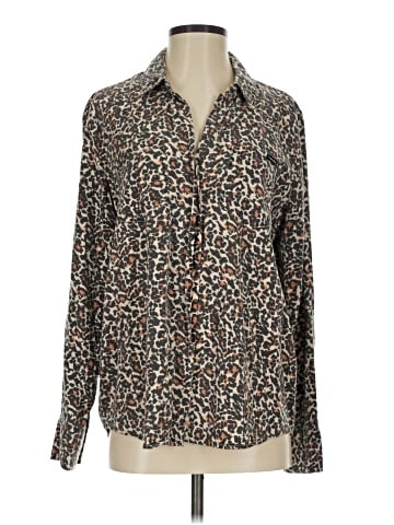 CALVIN KLEIN JEANS Long Sleeve Blouse (view 1)