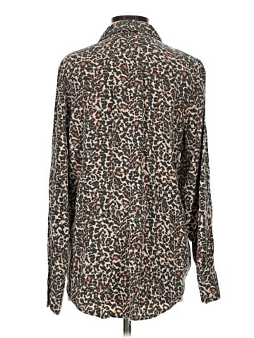 CALVIN KLEIN JEANS Long Sleeve Blouse (view 2)