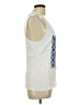 Kenar 100% Rayon White Sleeveless Blouse Size L - photo 4