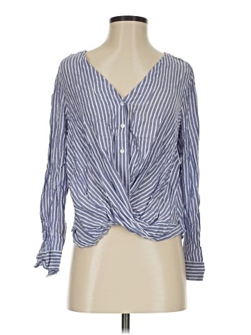 a.n.a. A New Approach Long Sleeve Blouse (view 1)