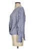 a.n.a. A New Approach Stripes Blue Long Sleeve Blouse Size S (petite) - photo 5