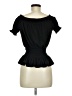 Sweet Wanderer Black Short Sleeve Blouse Size M - photo 2