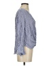 a.n.a. A New Approach Stripes Blue Long Sleeve Blouse Size S (petite) - photo 4