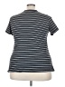 Lularoe Stripes Gray Short Sleeve T-Shirt Size 24 - 26 - photo 2