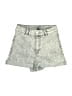 Divided by H&M Metallic Silver Shorts Size 6 - photo 1
