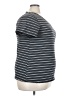 Lularoe Stripes Gray Short Sleeve T-Shirt Size 24 - 26 - photo 4