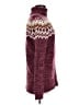 Lands' End Chevron-herringbone Burgundy Pullover Sweater Size M (tall) - photo 4