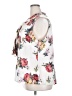 Tahari by ASL 100% Polyester Floral Ivory Sleeveless Blouse Size 2X - photo 5