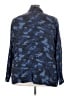 Lane Bryant 100% Lyocell Print Blue Jacket Size 22 - 24 Plus - photo 2