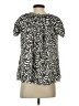 Croft & Barrow 100% Polyester Black Short Sleeve Blouse Size S (petite) - photo 2