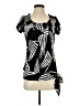 Heart Soul 100% Polyester Black Short Sleeve Blouse Size S - photo 1