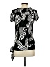 Heart Soul 100% Polyester Black Short Sleeve Blouse Size S - photo 2
