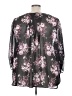 Torrid 100% Polyester Black 3/4 Sleeve Blouse Size 4X Plus (4) - photo 2