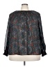 Ava & Viv Gray Long Sleeve Blouse Size XXXL - photo 1