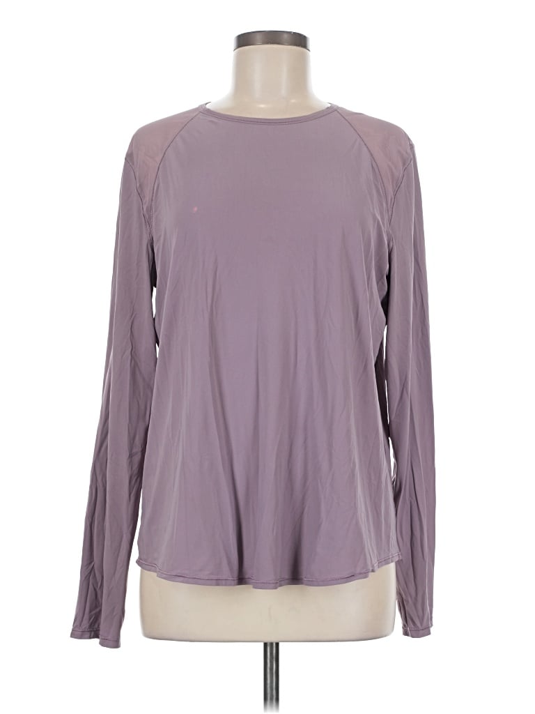 Pre-owned Lululemon Athletica Active T-shirt In Purple