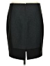 Tahari Solid Black Formal Skirt Size 8 - photo 2
