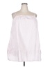 Thirty Years White Sleeveless Blouse Size 18 - photo 1