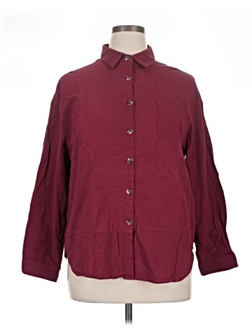 HOTOUCH Long Sleeve Button-Down Shirt (view 1)