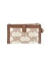MICHAEL Michael Kors Ivory Brown Wristlet One size - photo 2