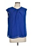 Beacon 100% Polyester Blue Sleeveless Blouse Size L - photo 1