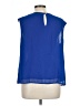 Beacon 100% Polyester Blue Sleeveless Blouse Size L - photo 2