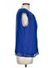 Beacon 100% Polyester Blue Sleeveless Blouse Size L - photo 4