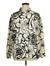 Chico's Design 100% Polyester Floral Ivory Long Sleeve Blouse Size XL (3) - photo 1
