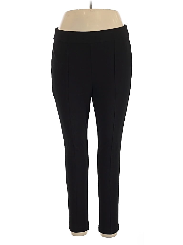 Pre-owned Anne Klein Active Pants In Black