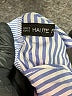 Haute Rogue 100% Polyester Blue Long Sleeve Blouse Size S - photo 7