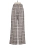 Lulus Plaid Gray Casual Pants Size S - photo 2