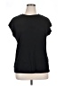 Automet Solid Black Sleeveless T-Shirt Size XL - photo 1