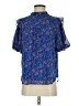 Ann Taylor LOFT 100% Polyester Blue Short Sleeve Blouse Size S - photo 1