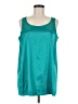 Peter Nygard Teal Sleeveless Top Size M - photo 1