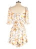 Row A Floral Ivory Romper Size S - photo 2