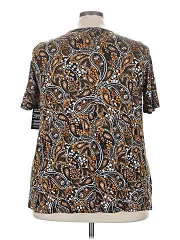 Jessica London Short Sleeve Blouse (view 2)